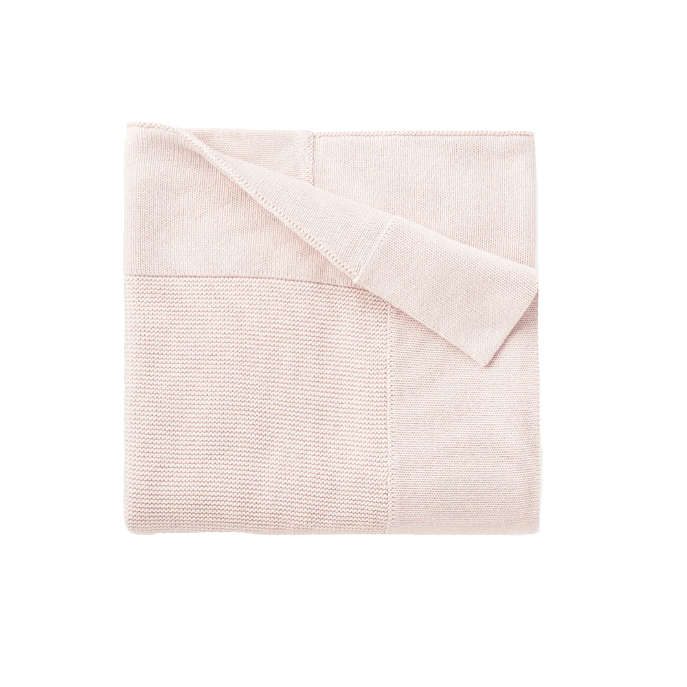 Pale Pink Knit Blanket