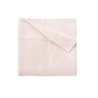 Pale Pink Knit Blanket