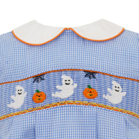 Halloween Blue Gingham Bubble
