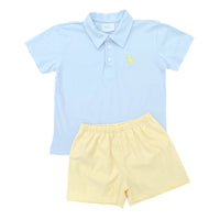 Puppy Light Blue Polo