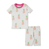 Fancy Pineapples Short Pajamas