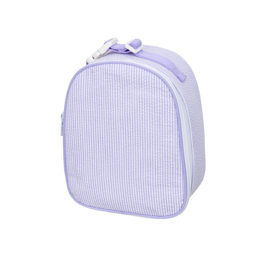 Lilac Seersucker Lunchbox