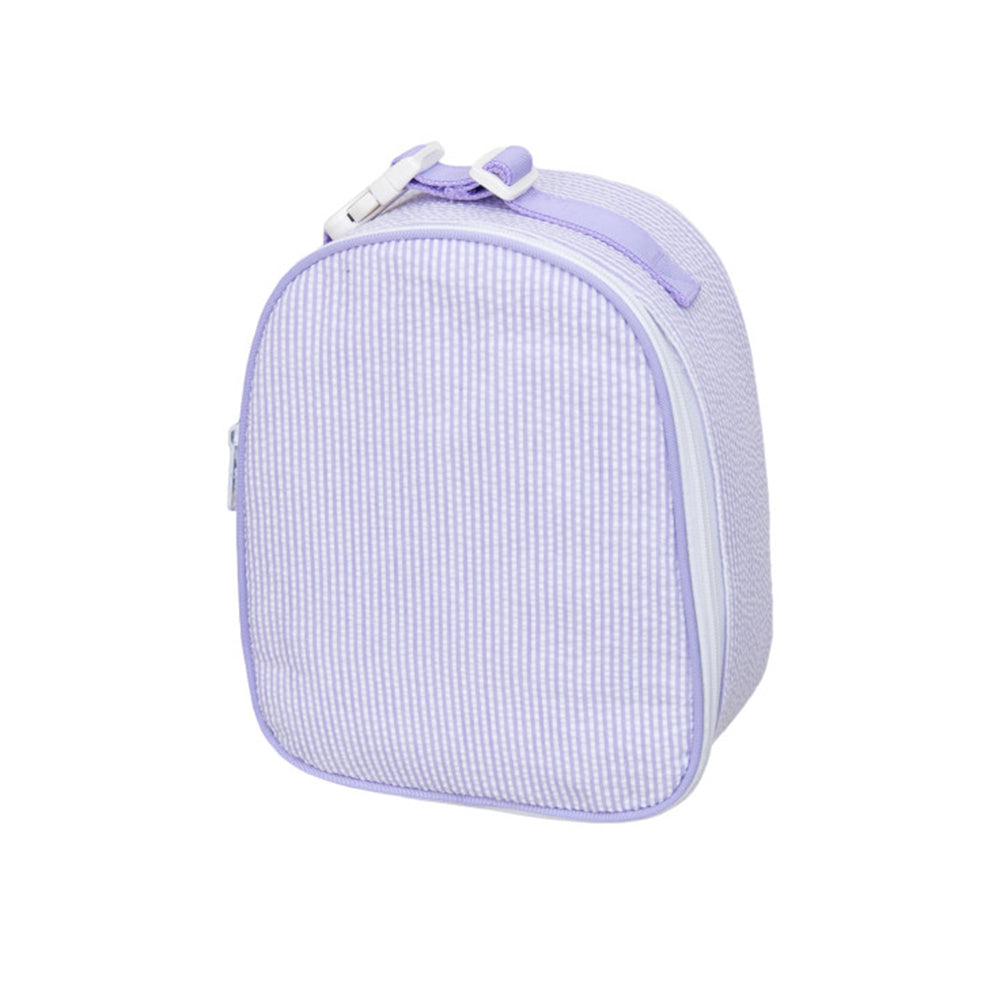 Lilac Seersucker Lunchbox