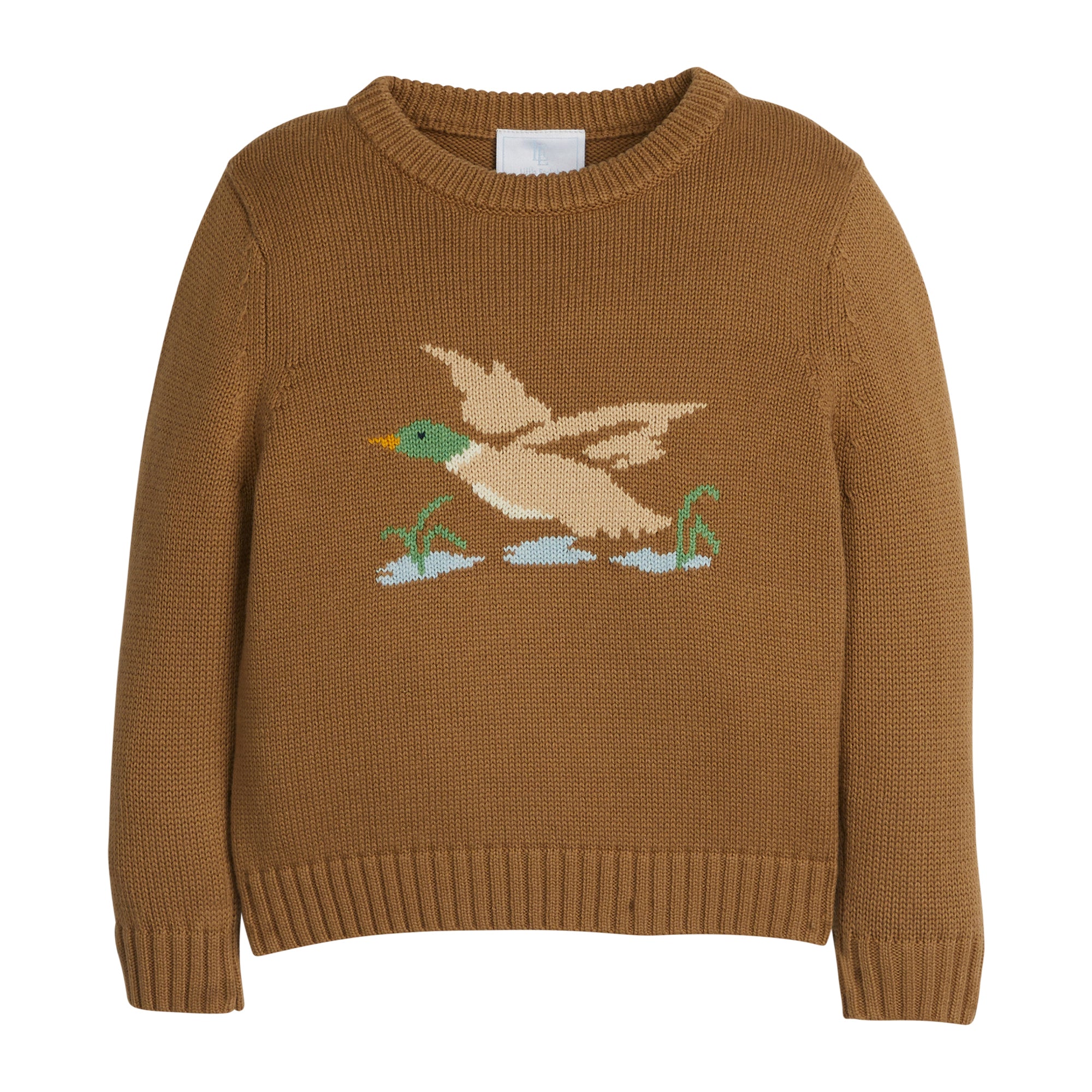Flying Mallard Intarsia Sweater