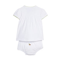 Mallard Pinpoint Layette Knit Set