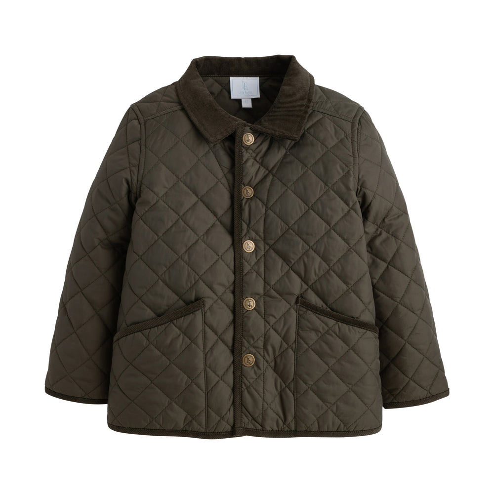 Classic Olive Quilted Jacket
