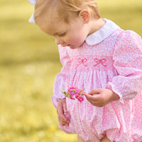 Smocked Pink Vinings Natalie Bubble