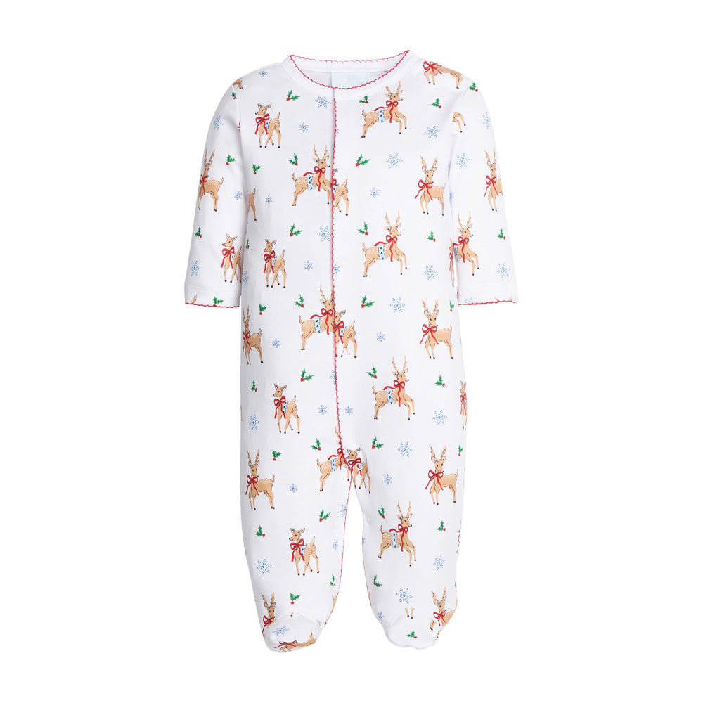 Reindeer Games Printed Footie