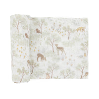 Woodland Friends Cotton Muslin Swaddle
