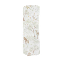 Woodland Friends Cotton Muslin Swaddle