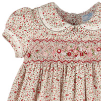 Berry Garland Smock Dress