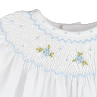 Classic Embroidery Feston Bubble Blue