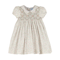 Floral Diamonds Smocked Dress