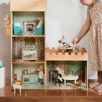 Mouse Off-White Mini Fireplace