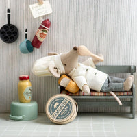Chef Mouse Soup Pot and Spoon