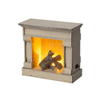 Mouse Off-White Mini Fireplace