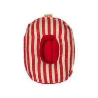 Red Stripe Rubber Boat