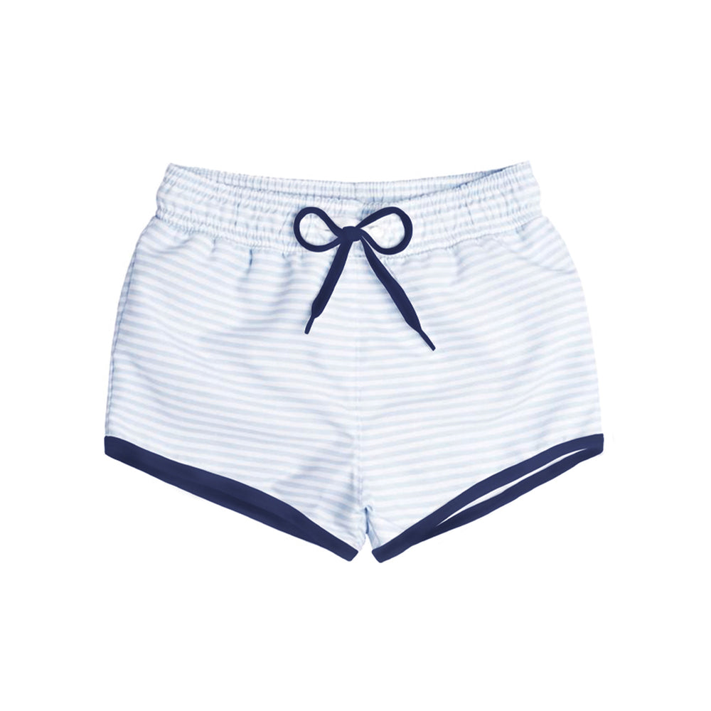 Boys Powder Blue Stripe Boardie