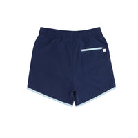 Boys Navy Boardie with Side Binding