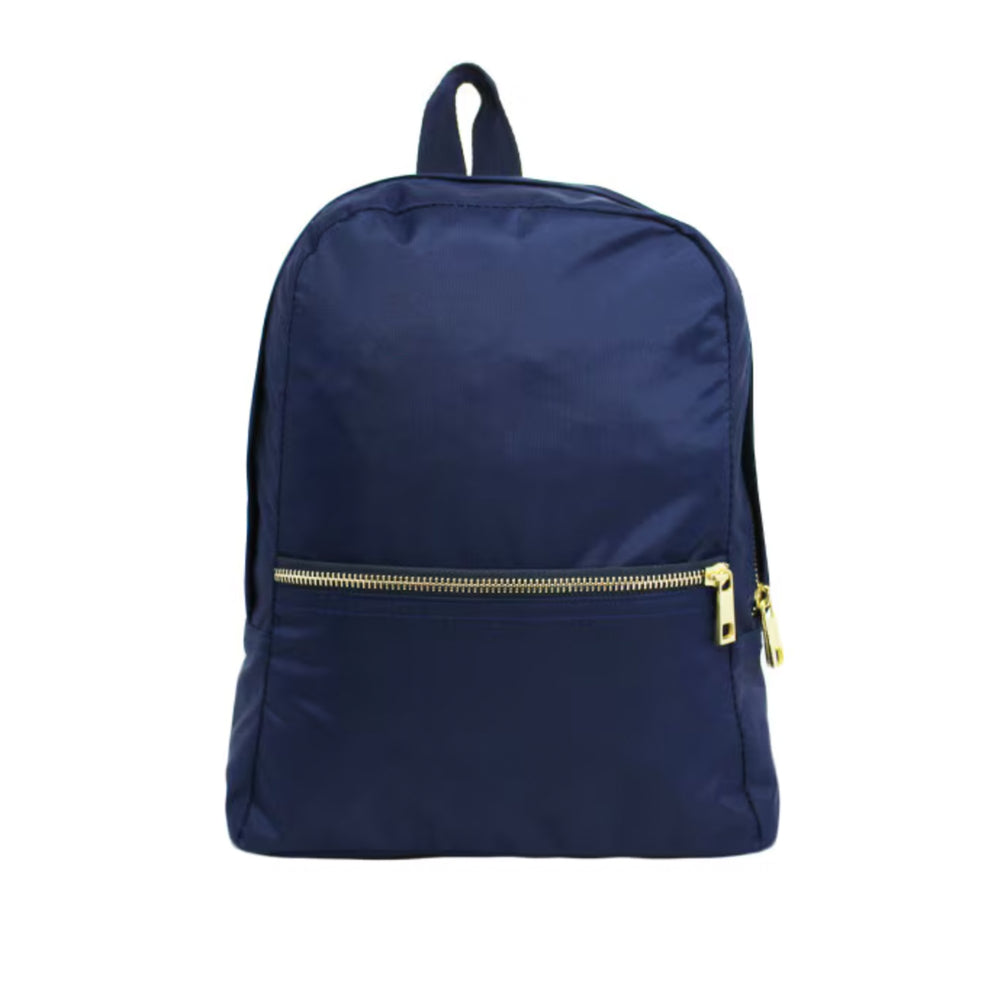 Navy Nylon Backpack