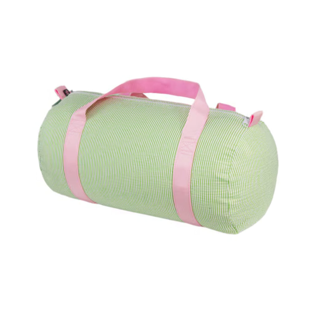 Sweet Pea Seersucker Duffel Bag