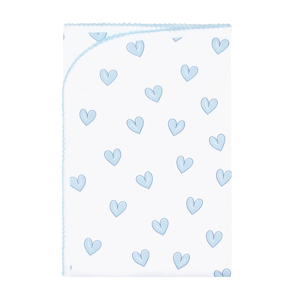Blue Heart Blanket