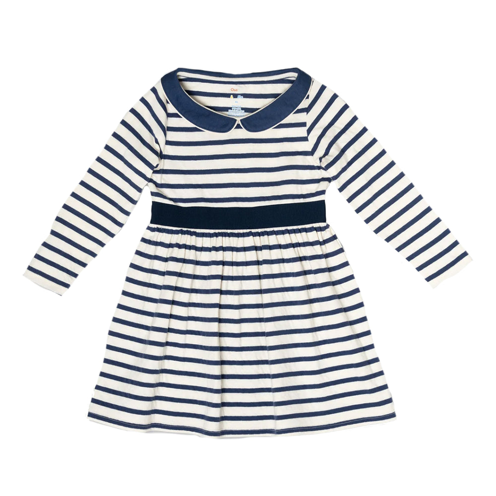 Marie Clare Navy Stripe Dress
