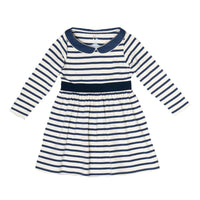 Marie Clare Navy Stripe Dress