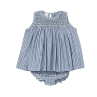 Nora Chambray Baby Dress