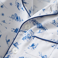 Chalet Toile Twill Pajama Set
