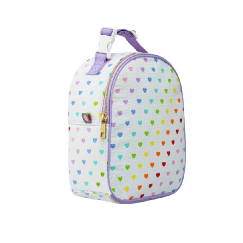 Tiny Hearts Seersucker Lunchbox