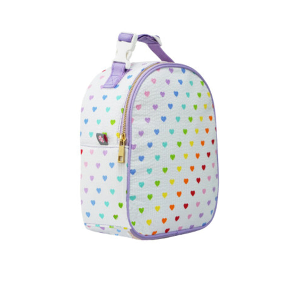 Tiny Hearts Seersucker Lunchbox