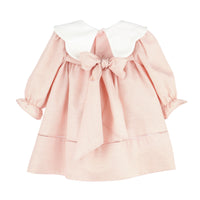 Eucalyptus Pink Frost Scallop Dress
