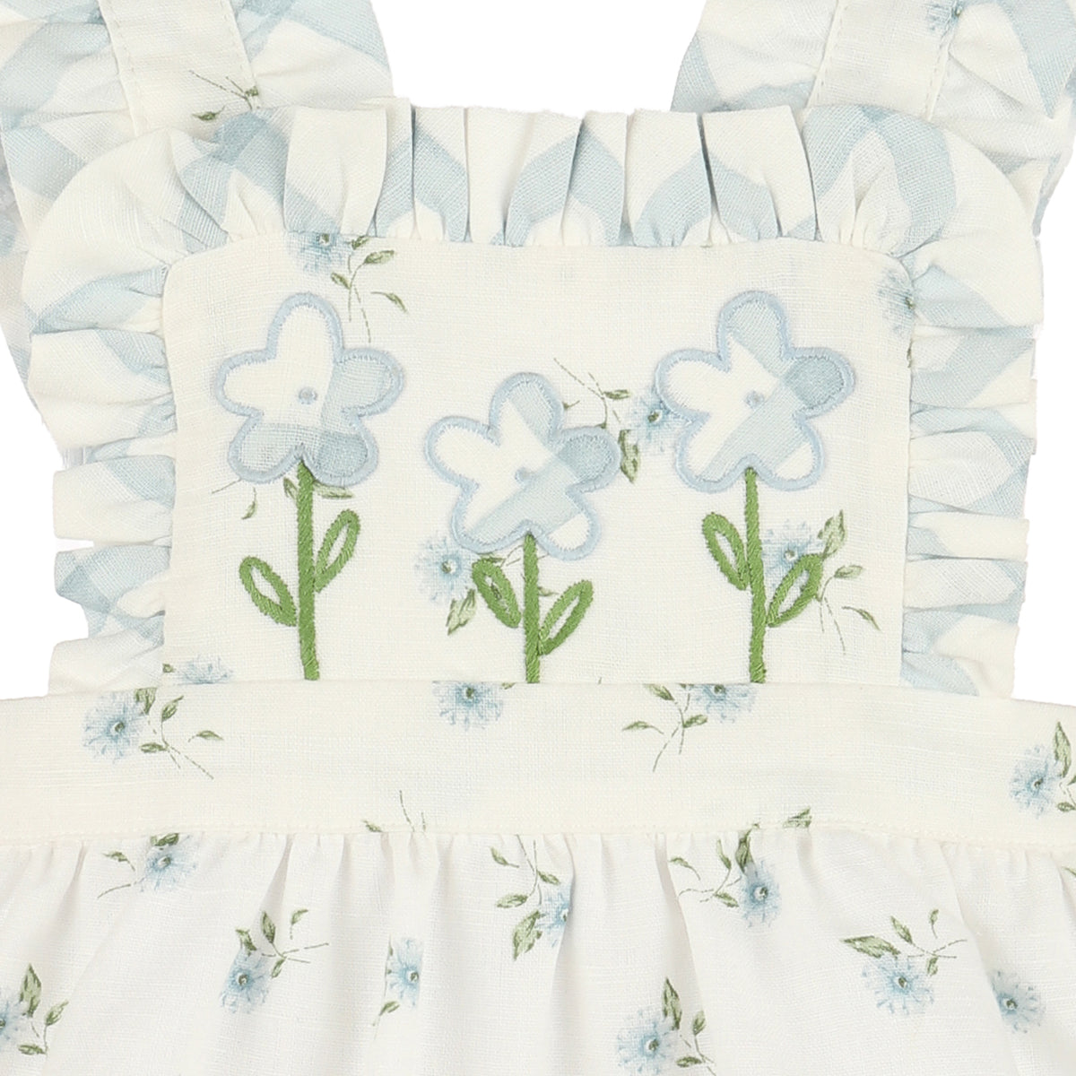 Sophie & Lucas Lemon Broderie Sunsuit main image 1