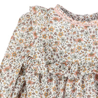 Farmhouse Floral Print Dress