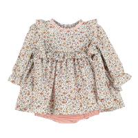 Farmhouse Floral Print Dress