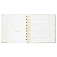Rose Linen Baby Book