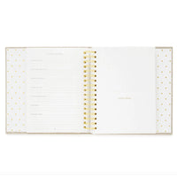 Rose Linen Baby Book