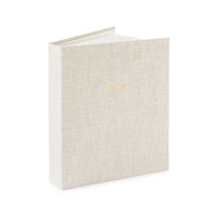 Flax Linen Baby Book