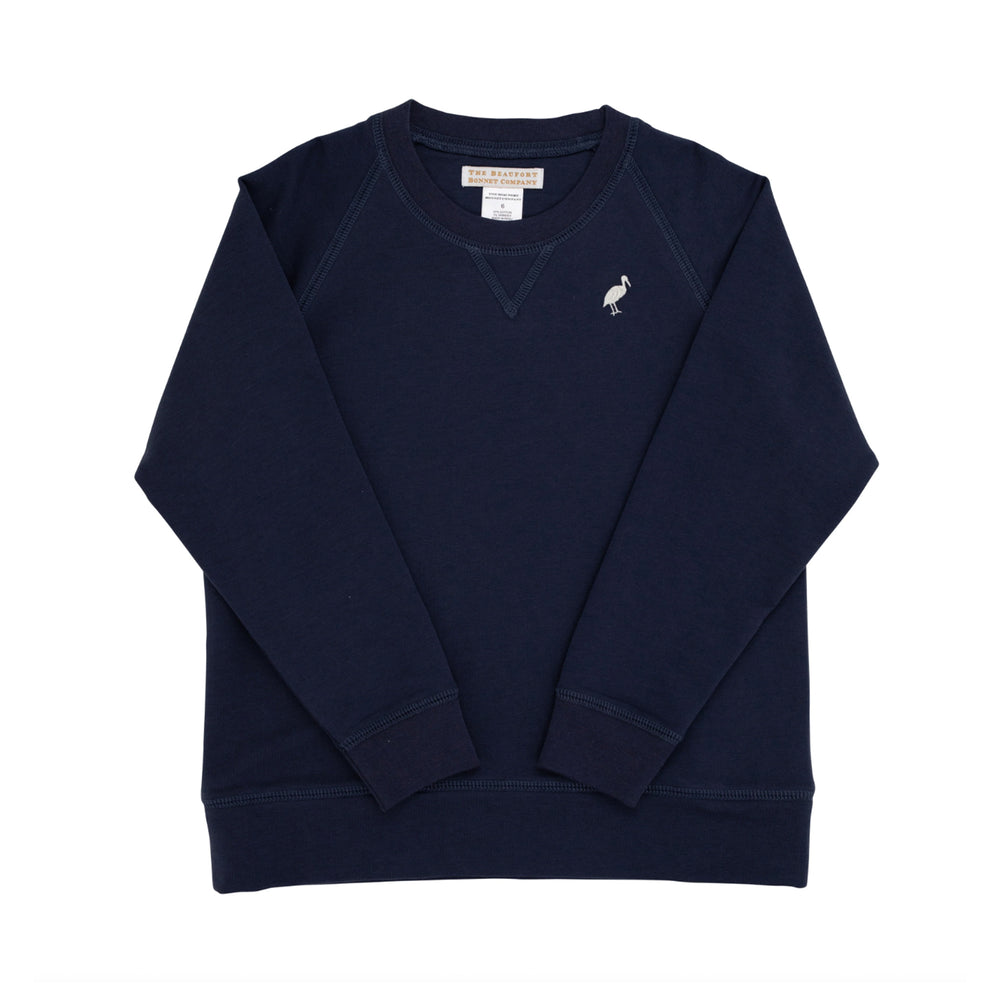 Cassidy Crewneck in Nantucket Navy