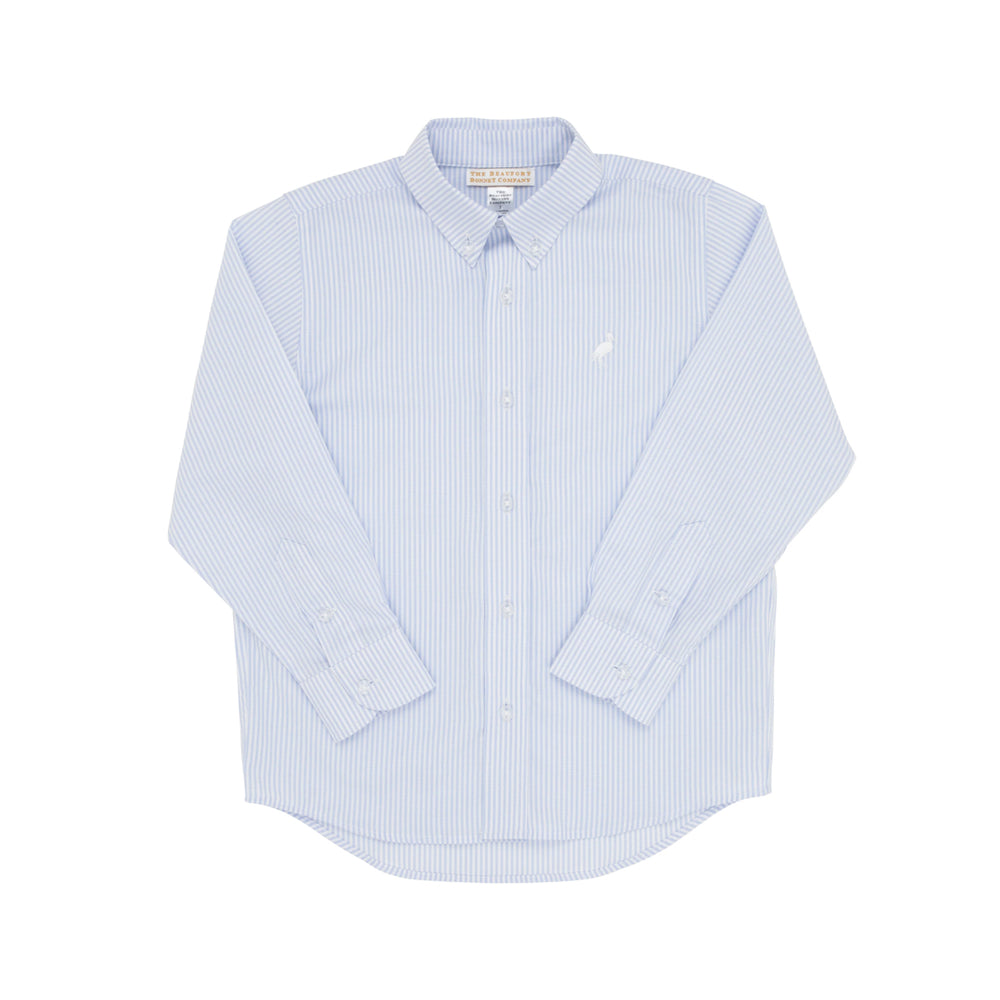 Deans List Blue Oxford Dress Shirt