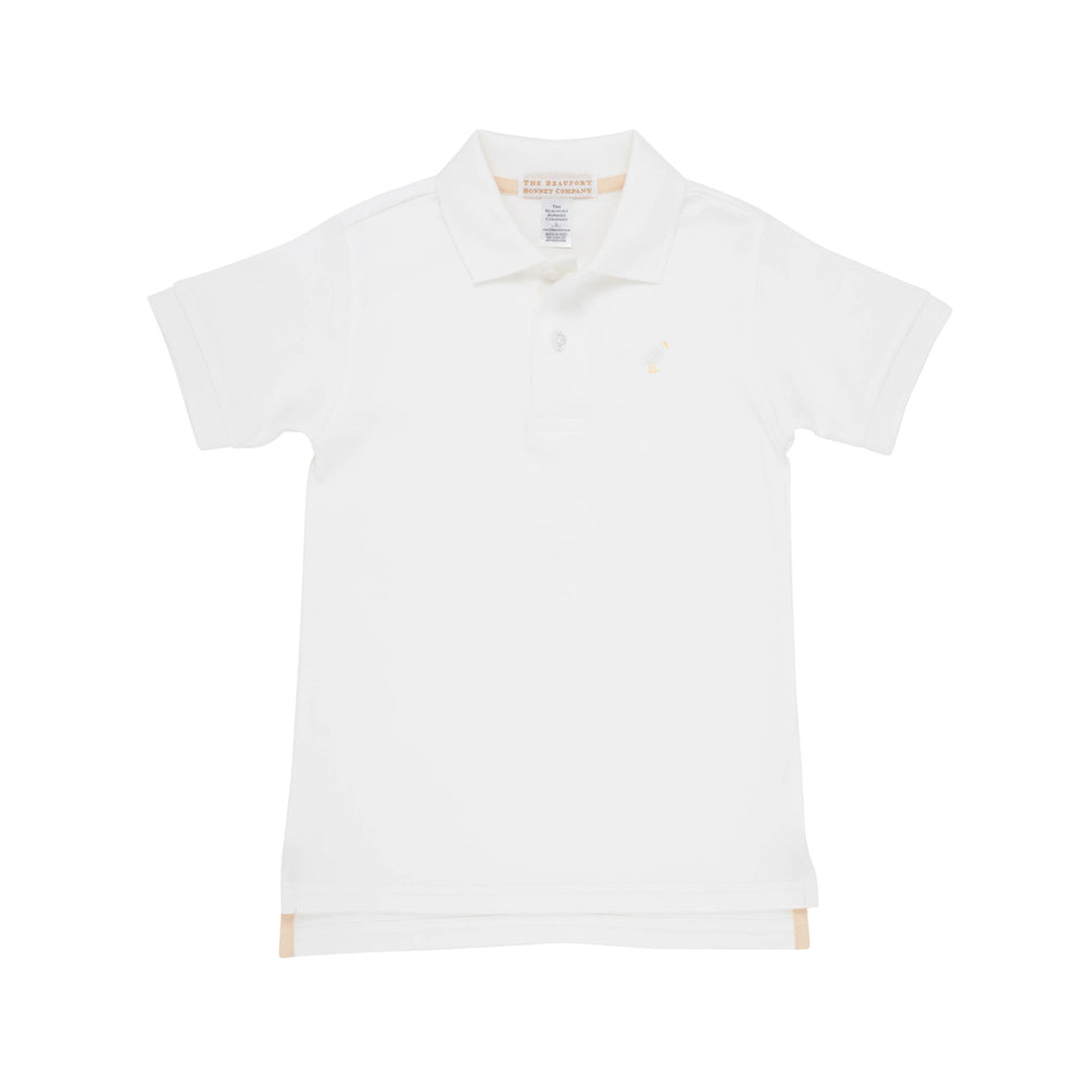 Prim and Proper Polo White