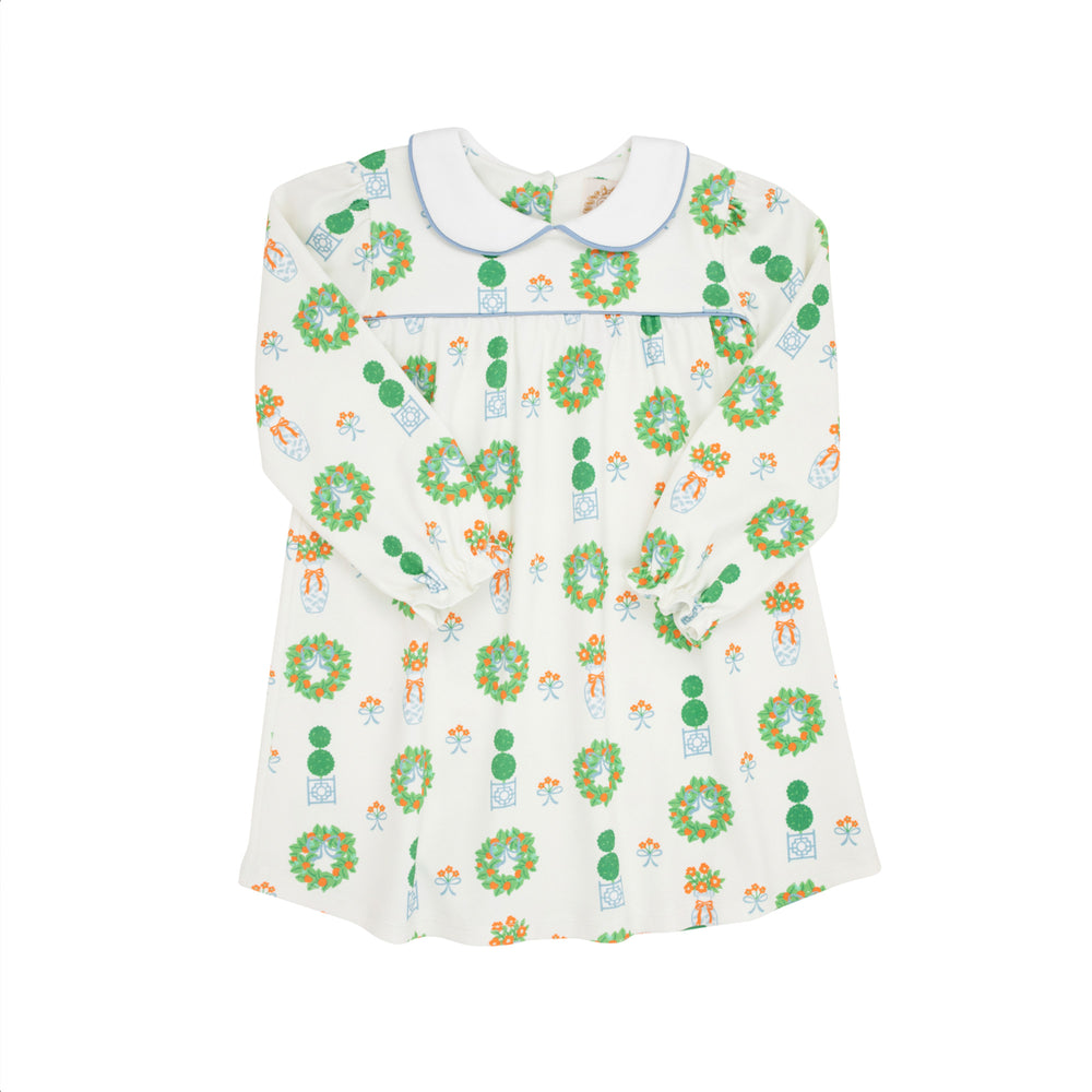 Topiaries and Tangerines Dress