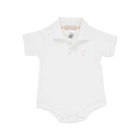 Prim and Proper Polo White