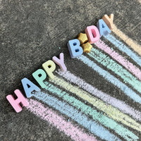 Happy B-Day Chalk