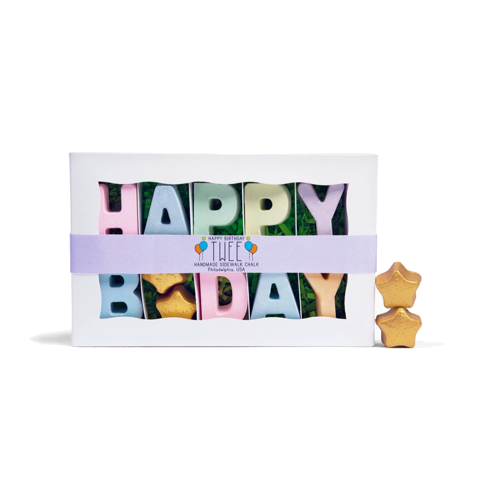 Happy B-Day Chalk