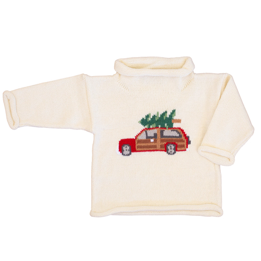 Woody & Tree Ivory Rollneck Sweater
