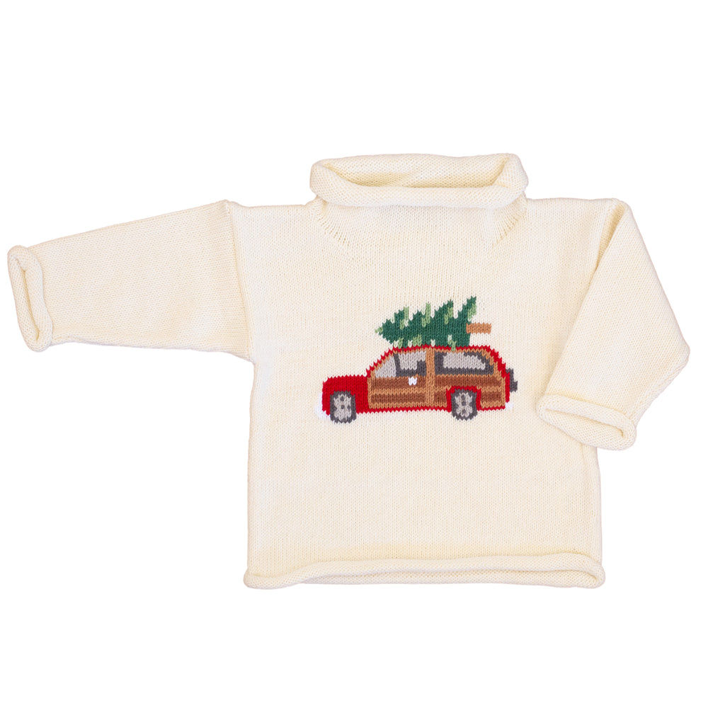 Woody & Tree Ivory Rollneck Sweater