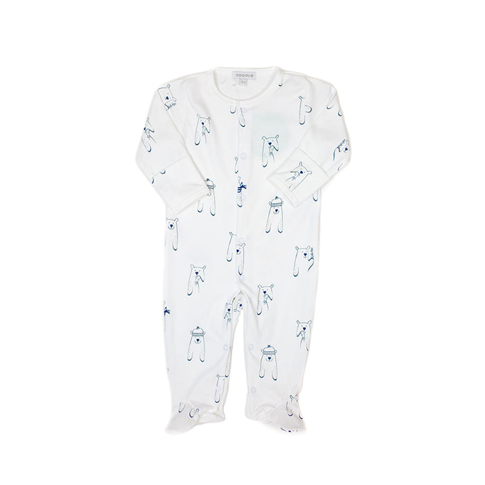 Bear Footie Pima Cotton Pajamas