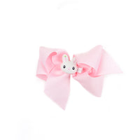 bunny hair bow clip
